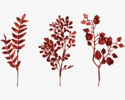 Discount Daells Bolighus Gren Glitter 2stk H.30cm Rød