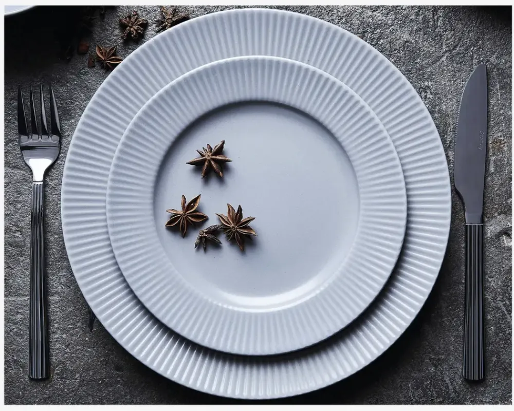 Daells Bolighus Groovy Frok Tallerken 21 cm Grå