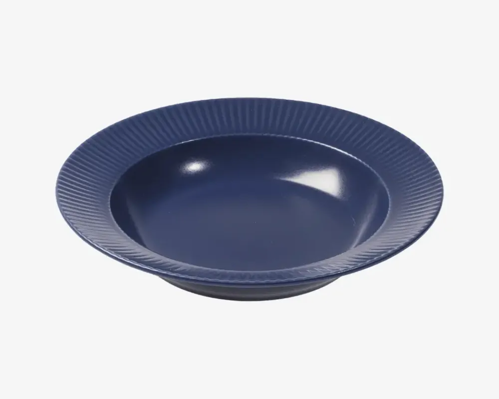 Sale Daells Bolighus Groovy Suppe Tallerken Ø23 cm Blå