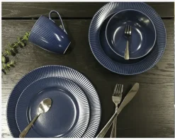 Sale Daells Bolighus Groovy Suppe Tallerken Ø23 cm Blå