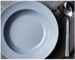 Sale Daells Bolighus Groovy Suppe Tallerken Ø23 cm Grå