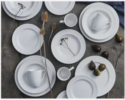 Best Daells Bolighus Groovy Tallerken Suppe Ø22 cm Hvid