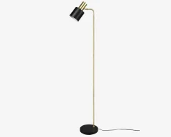 Outlet Daells Bolighus Gulvlampe Adam Sort H.153 cm