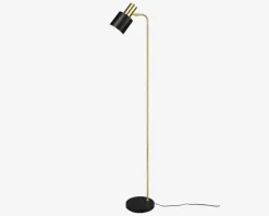 Outlet Daells Bolighus Gulvlampe Adam Sort H.153 cm