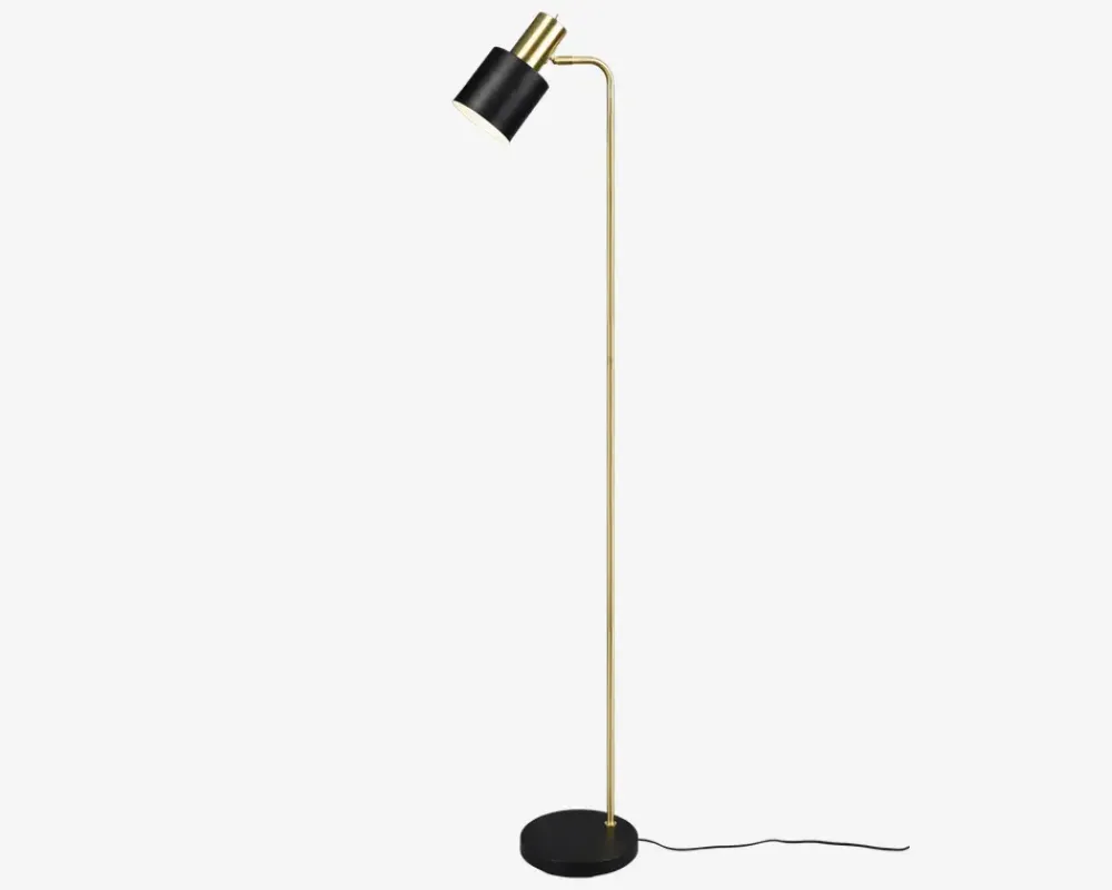 Outlet Daells Bolighus Gulvlampe Adam Sort H.153 cm