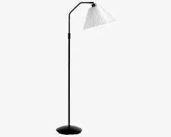 Outlet Daells Bolighus Gulvlampe Berlin H.110 cm Sort, Hvid