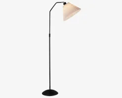 Outlet Daells Bolighus Gulvlampe Berlin H.110 cm Sort, Hvid