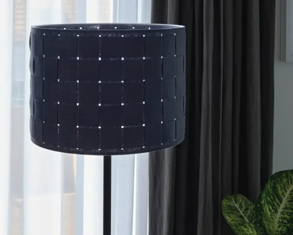 Online Daells Bolighus Gulvlampe filt vævet grå H.156 cm