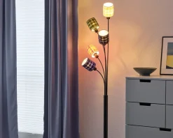 New Daells Bolighus Gulvlampe filt vævet H.173 cm