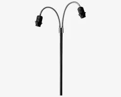 Clearance Daells Bolighus Gulvlampe fodgænger sort u/skærme H.135 cm