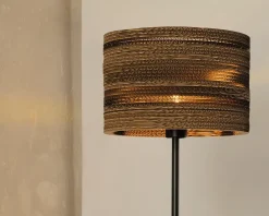 Clearance Daells Bolighus Gulvlampe genanvendt pap H.160 cm