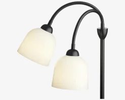 Best Daells Bolighus Gulvlampe Glow m. 2 arme sort H.130 cm