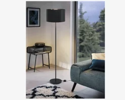 Daells Bolighus Gulvlampe Maserlo H.151,5 cm Sort