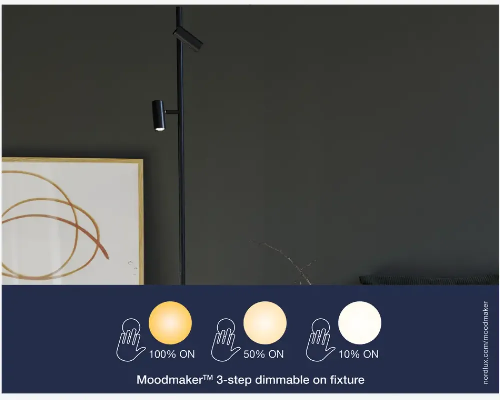 New Daells Bolighus Gulvlampe Omari H.141 cm Sort