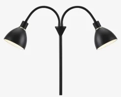 Hot Daells Bolighus Gulvlampe Ray Dobbelt H.155 cm Sort