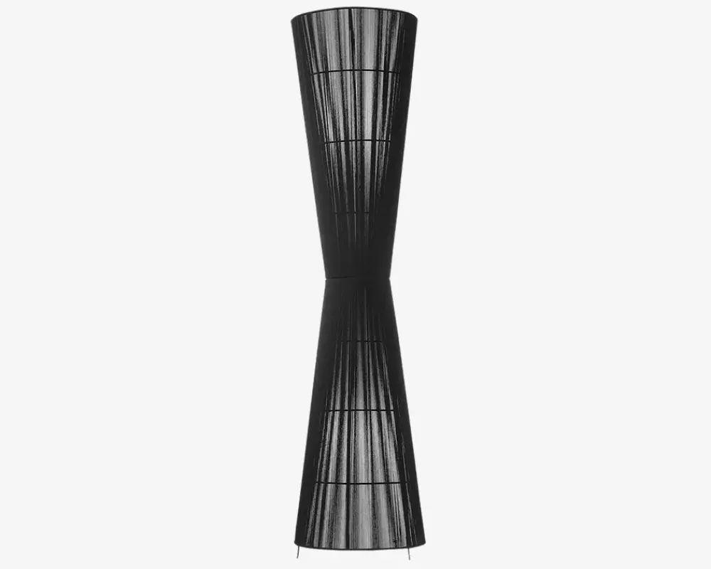 Best Daells Bolighus Gulvlampe Ruse Snorre H.130 cm Sort, Hvid