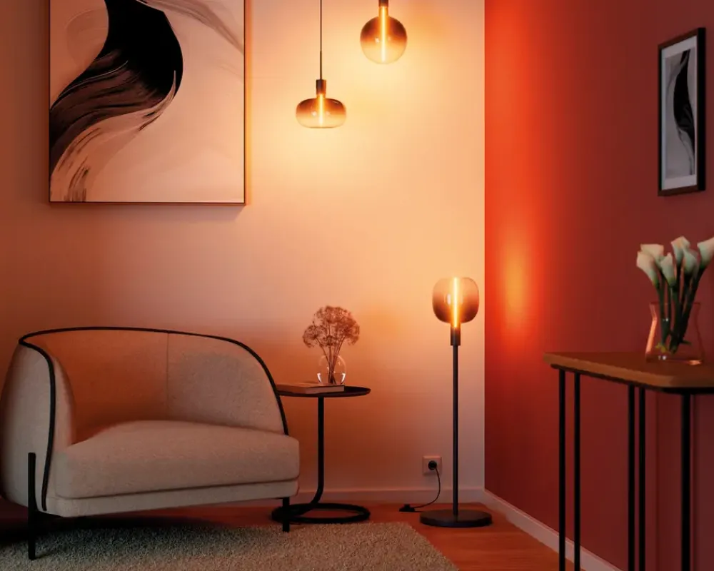 Discount Daells Bolighus Gulvlampe Stick grå H.78 cm