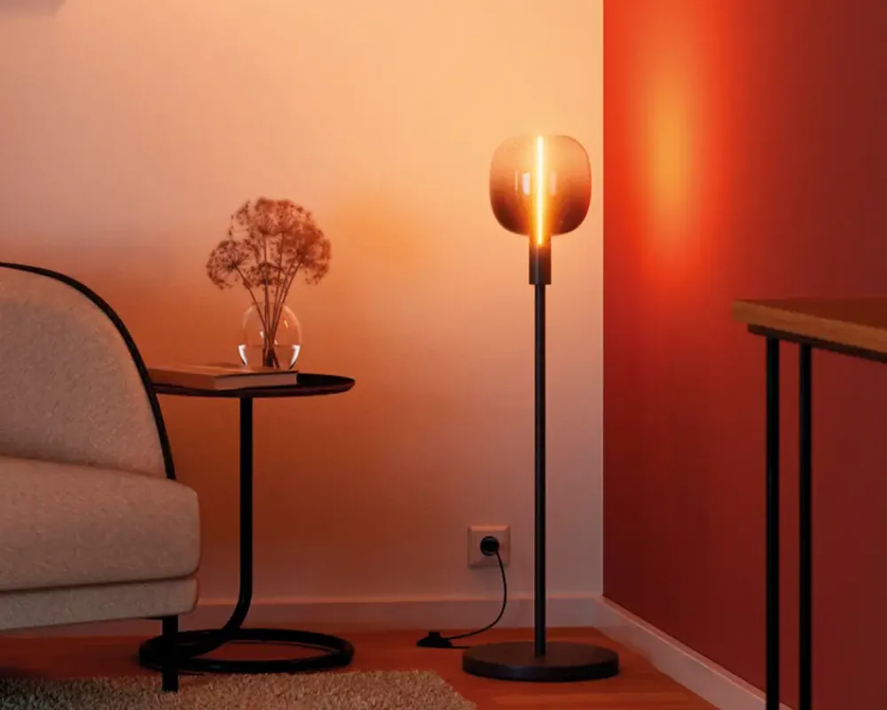 Discount Daells Bolighus Gulvlampe Stick grå H.78 cm