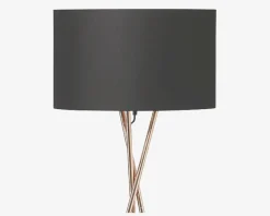 Outlet Daells Bolighus Gulvlampe Uptown Kobber/Sort H.157 cm Sort, Kobber