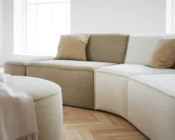 Clearance Daells Bolighus Halvrund Puf Quadrato