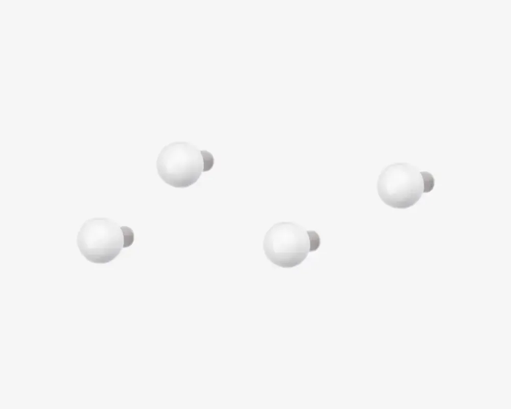 Best Daells Bolighus Harlekin Knage 4 Stk. Hvid