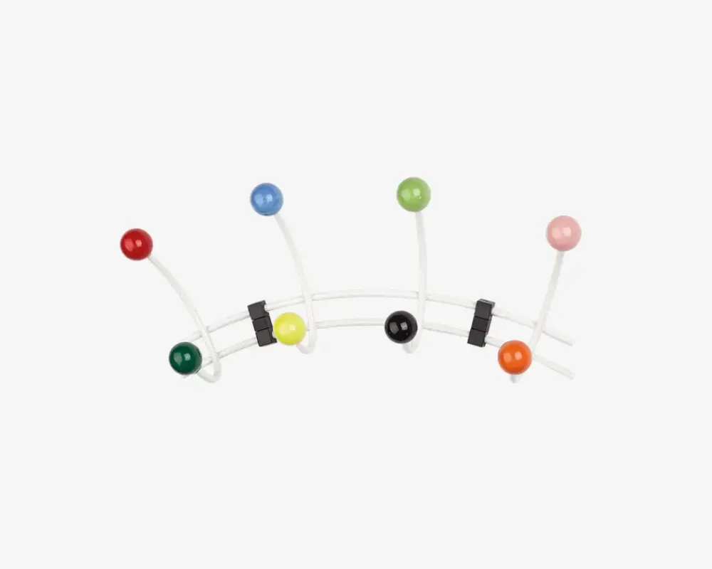 Daells Bolighus Harlekin Knagerække 4 Hvid Multi, Hvid