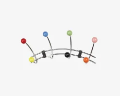 Discount Daells Bolighus Harlekin Knagerække 4 Krom Multi, Krom