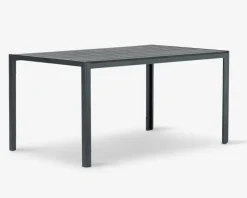 Outlet Daells Bolighus Havebord sort nonwood 90x150 cm