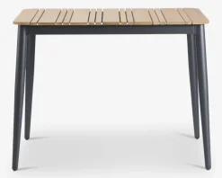Daells Bolighus Havebord teak/aluminium 100x100 cm