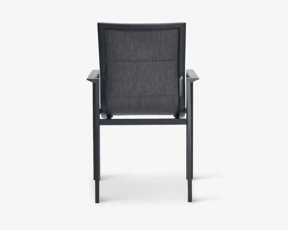 Hot Daells Bolighus Havestol i grå textiline/antracit stel