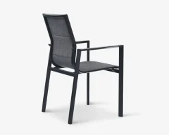 Hot Daells Bolighus Havestol i grå textiline/antracit stel