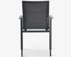 Daells Bolighus Havestol i sort textiline/sort stel