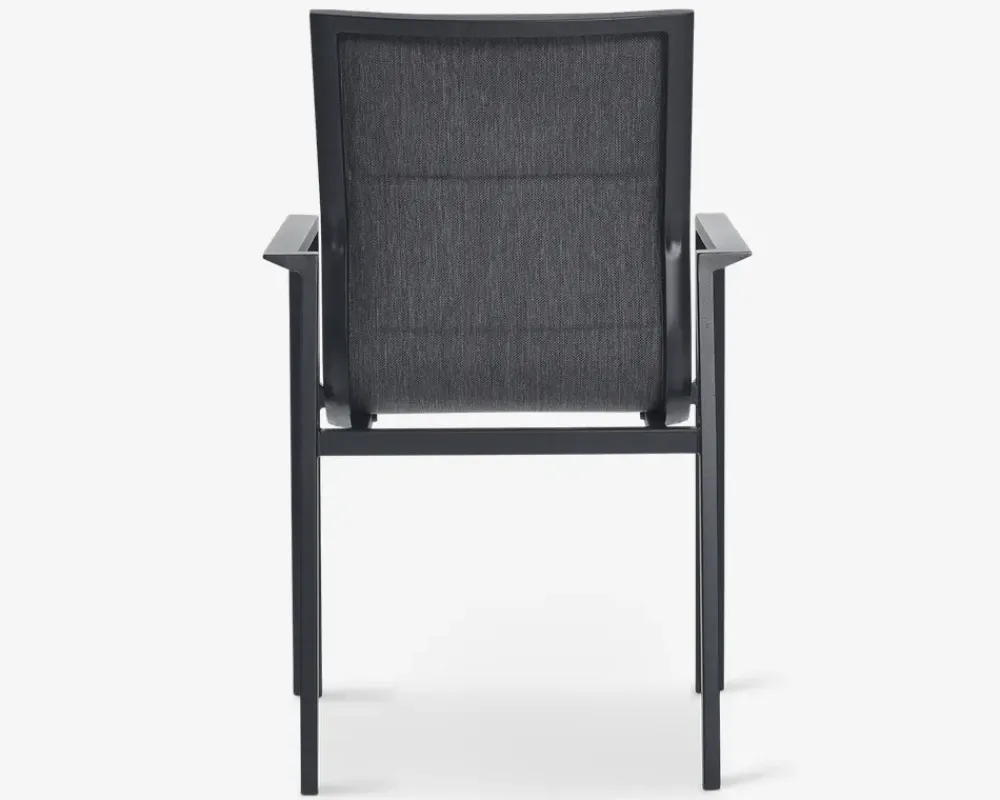 Daells Bolighus Havestol i sort textiline/sort stel