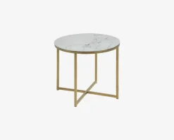 Discount Daells Bolighus Hjørnebord m/Glasplade