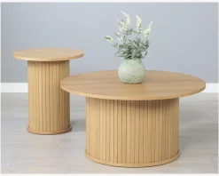 Sale Daells Bolighus Hjørnebord Nola Natur Ø-50 cm Eg