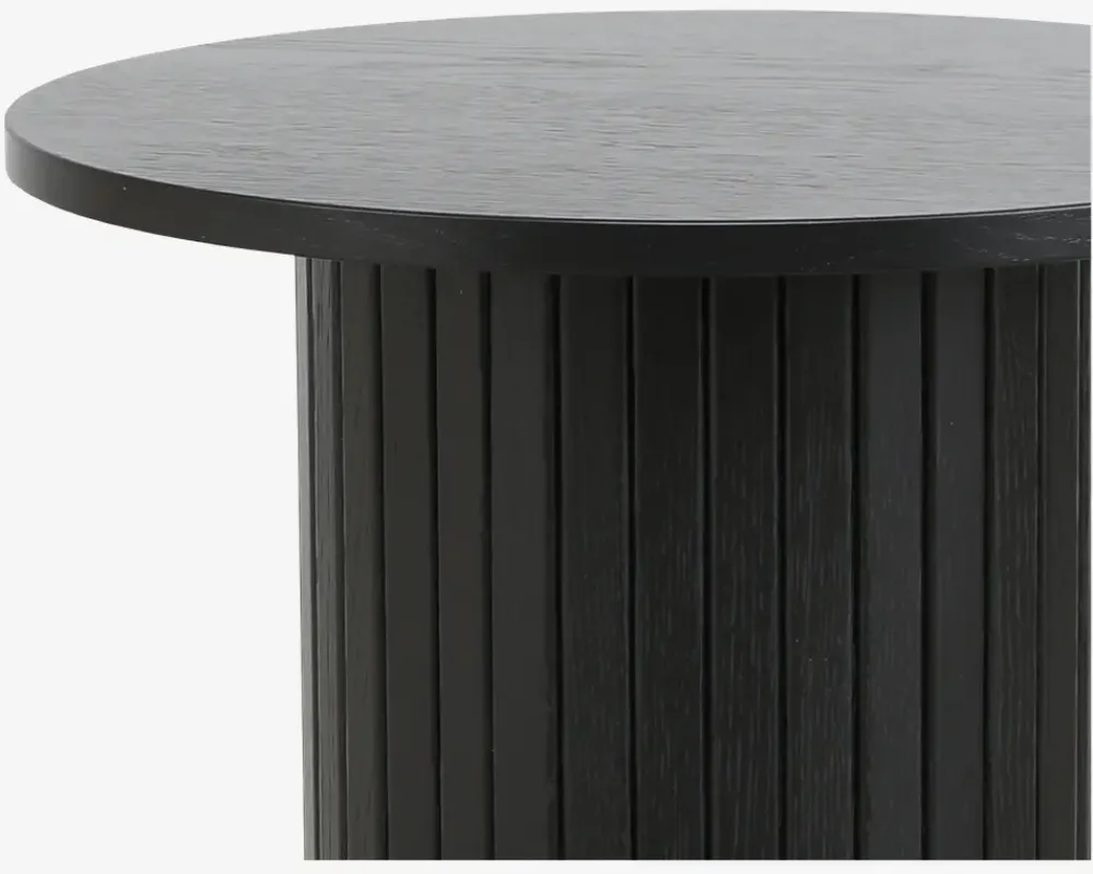 Online Daells Bolighus Hjørnebord Nola Eg Ø-50 cm Sort