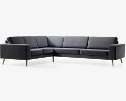Daells Bolighus Hjørnesofa Sienna i gråt stof