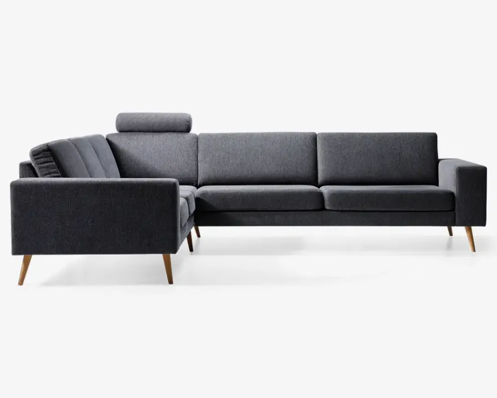 Daells Bolighus Hjørnesofa Sienna i gråt stof