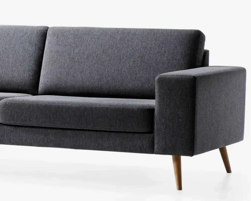 Daells Bolighus Hjørnesofa Sienna i gråt stof