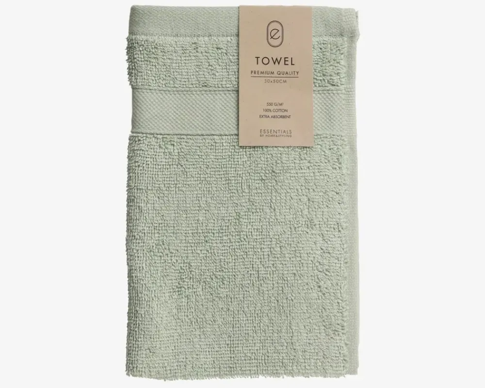 Daells Bolighus Håndklæde 30x50 cm Lys Grøn