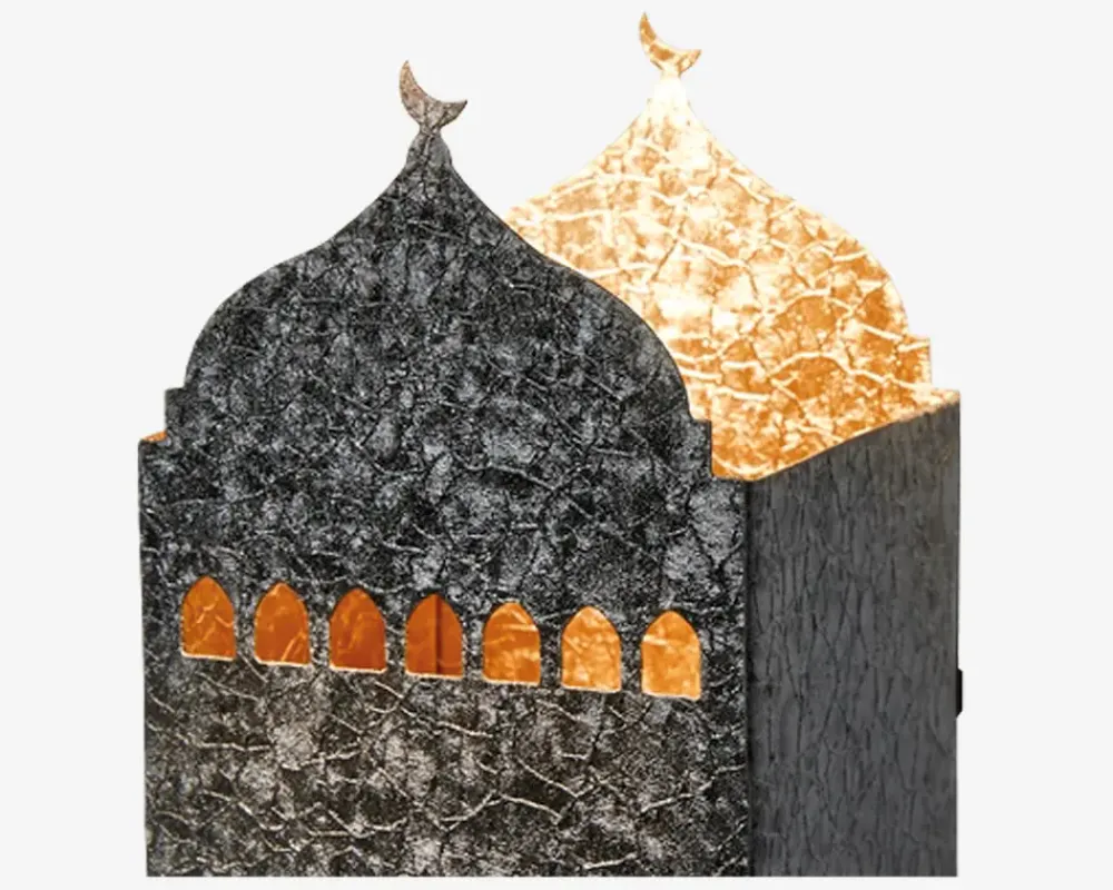 Outlet Daells Bolighus Hus t/fyrfadslys metal 7x8x13 cm