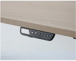 Best Daells Bolighus Hæve-Sænkebord 80x160 cm Eg/Sort Sort/Eg