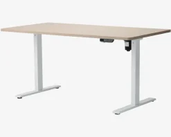 Daells Bolighus Hæve-Sænkebord 80x160 cm Hvid/Eg Eg/Hvid