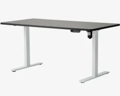 Hot Daells Bolighus Hæve-Sænkebord 80x160 cm Hvid/Sort