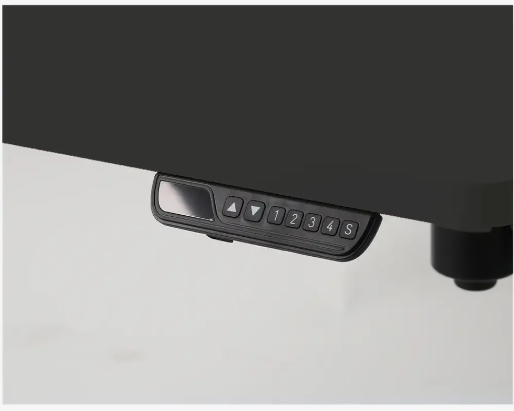 Hot Daells Bolighus Hæve-Sænkebord 80x160 cm Hvid/Sort