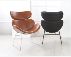 New Daells Bolighus Hvilestol Cazar Tekstillæder Cognac