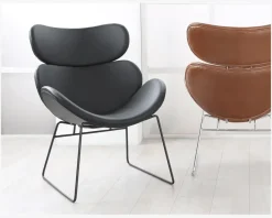 Hot Daells Bolighus Hvilestol Cazar Tekstillæder Sort