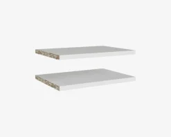 Hot Daells Bolighus Hylder 2 stk. Basic Hvid