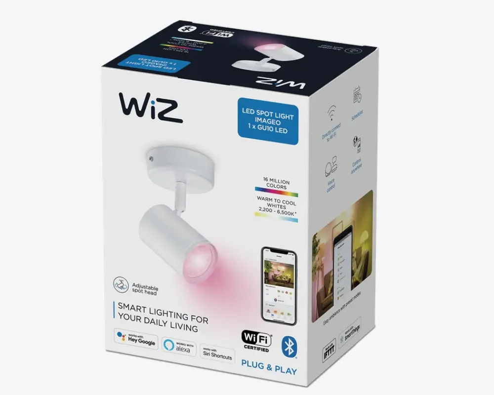 Clearance Daells Bolighus Imageo Wiz Spot Hvid M. Farver