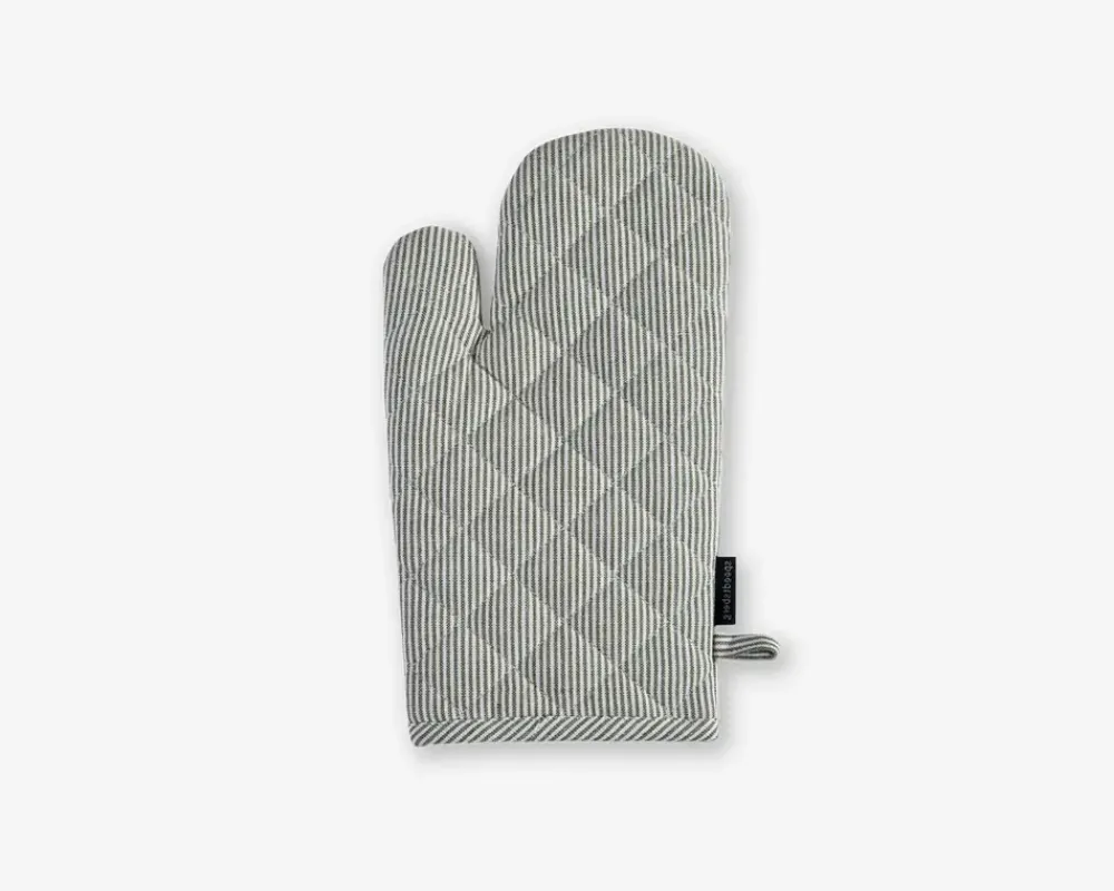 New Daells Bolighus Jul grillhandske grøn/hvid 19x31cm